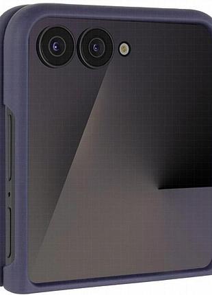 Чехол foldables silicone cover lakshmi (aaa) для motorola razr 50 темно-синий / midnight blue