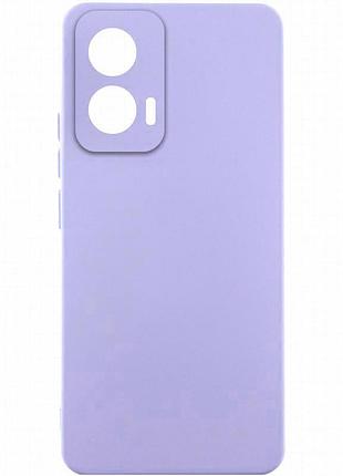 Чехол silicone cover lakshmi full camera (aaa) для motorola edge 60 pro сиреневый / dasheen