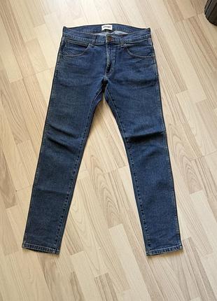 Джинси чоловічі wrangler bryson skinny сині