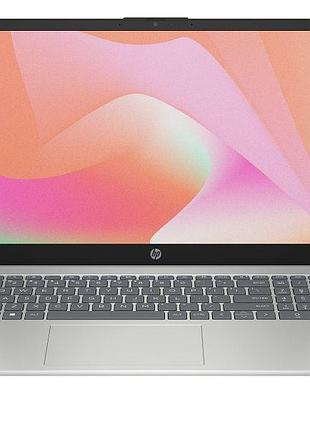 Ноутбук hp 15-fc0115ua 15.6" fhd ips ag, amd r5-7520u, 16gb, f512gb, uma, dos, сріблястий