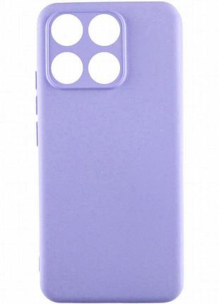Чехол silicone cover lakshmi full camera (aaa) для motorola moto g15 / g15 power / g17 / g17 power сиреневый / dasheen