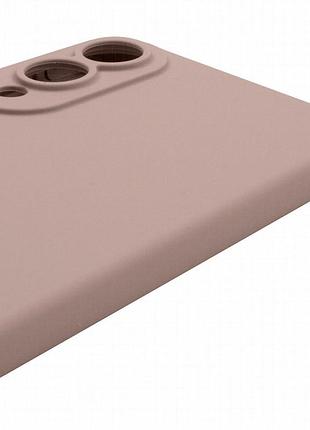 Чехол silicone cover lakshmi full camera (aaa) для samsung galaxy s25 edge розовый / pink sand 4