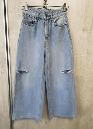 Широкие джинсы палаццо (wide leg)25р.