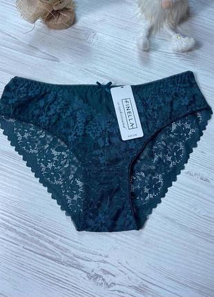 Трусики женские декорированы сеточкой и кружевом от бренда finella размер 90434🎀