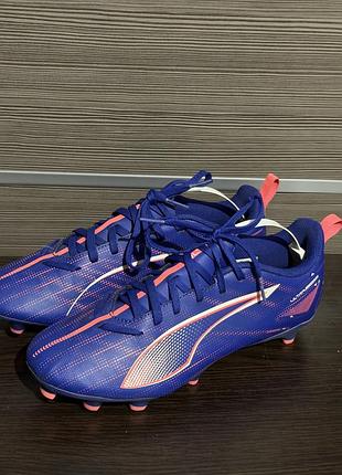 Бутси чоловічі puma сині, розмір 38.5, довжина устілки 24-24.5 см
