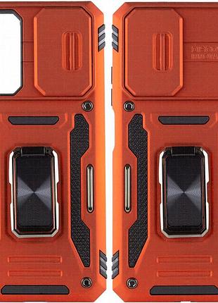 Ударопрочный чехол camshield army ring для xiaomi redmi 10 красный / red