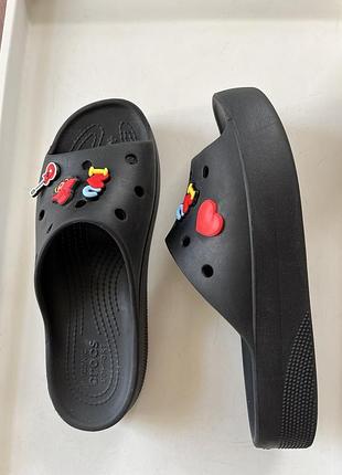 Оригинальные сапоги на платформе crocs w7