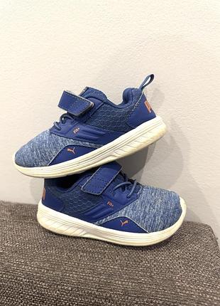 Черевики для дітей puma сині 23/24 розмір 3