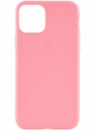 Силиконовый чехол candy для apple iphone 11 pro max (6.5") розовый