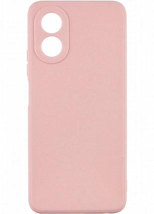 Силиконовый чехол candy full camera для oppo a78 4g розовый / pink sand