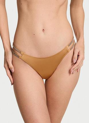 Трусики стринги стразы victorias secret виктория секрет