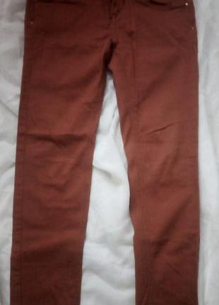 Джинси жіночі skinny leg коричневі, розмір 38