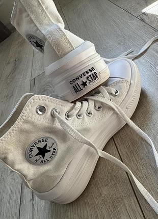 Кеди жіночі converse all star білі