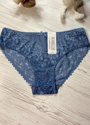 Трусики женские декорированы сеточкой и кружевом от бренда finella размер 90434🎀