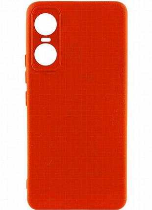 Чехол silicone cover lakshmi full camera (a) для tecno pop 6 pro красный / red