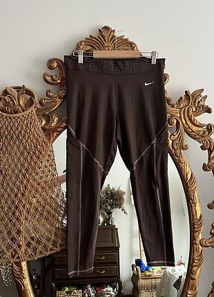 Спортивні лосіни легінси nike pro brown