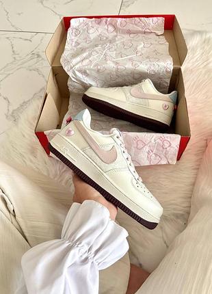 Кроссовки женские найк nike air force 1 low valentine's