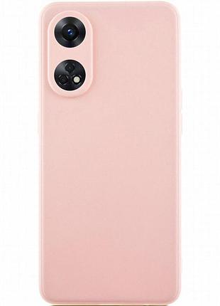 Силиконовый чехол candy full camera для oppo reno 8 t 4g розовый / pink sand