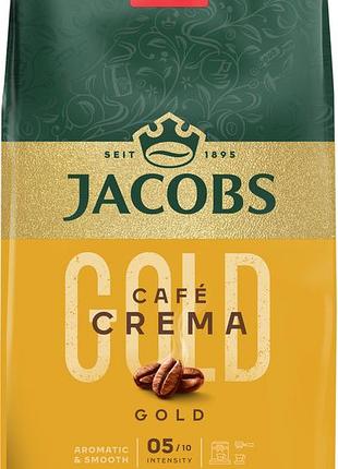 Кофе jacobs зерна crema gold, 1000гр, купаж арабика/рабуста