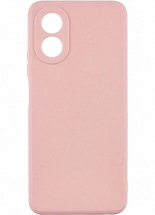 Силиконовый чехол candy full camera для oppo a58 4g розовый / pink sand