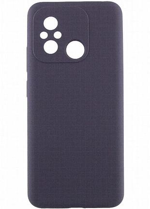 Чехол silicone cover lakshmi full camera (aaa) для xiaomi redmi 12c серый / dark gray