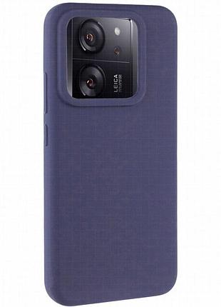 Чехол silicone cover lakshmi (aaa) для xiaomi 13t / 13t pro темно-синий / midnight blue