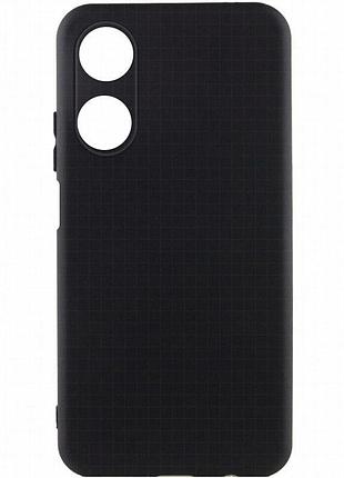Чехол silicone cover lakshmi full camera (a) для oppo a38 / a18 черный / black