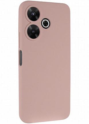 Чехол silicone cover lakshmi full camera (aaa) для xiaomi redmi 13 4g / poco m6 4g розовый / pink sand