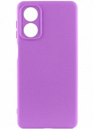 Чехол silicone cover lakshmi full camera (a) для oppo a17 фиолетовый / purple
