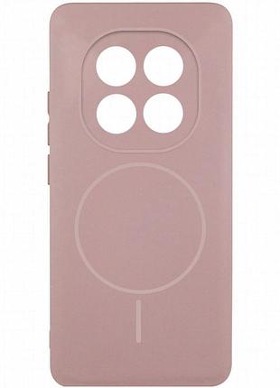Чехол silicone cover lakshmi full camera (aa) with magnetic fit для xiaomi redmi note 15 pro 5g розовый / pink sand