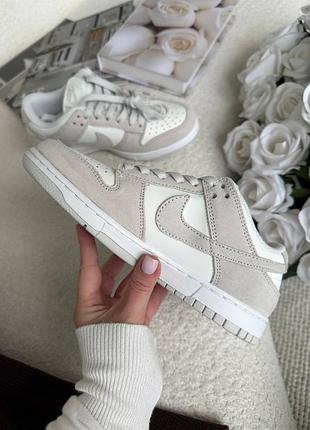 Nike dunk low sail white grey 3