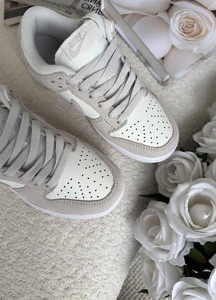 Nike dunk low sail white grey 7