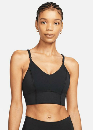 Спортивный топ с логотипом ✨nike✨ женский спортивный топ-бра nike yoga dri-fit indy бра лиф бюстгальтер