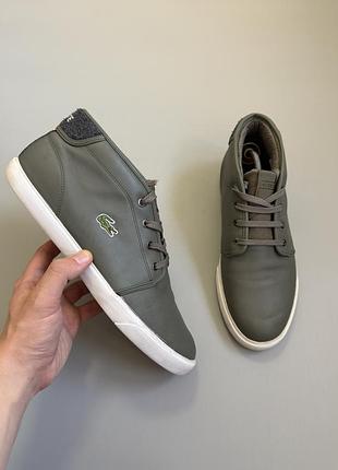 Кеды lacoste ampthill green 44.5(28.5cm) backcourt