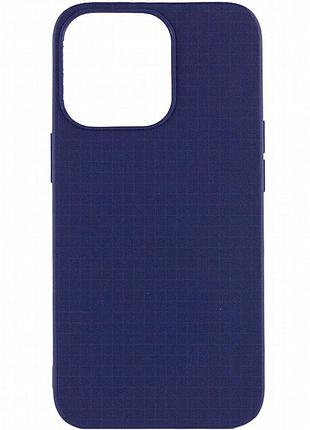 Силиконовый чехол candy для apple iphone 14 pro max (6.7") синий