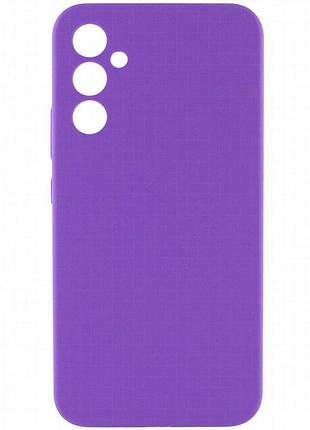 Чехол silicone cover lakshmi full camera (aaa) для samsung galaxy s24+ фиолетовый / amethyst