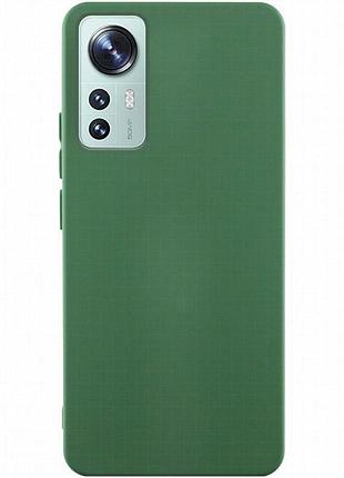 Чехол silicone cover ummi lakshmi (aa) для xiaomi 12t / 12t pro зеленый / dark green