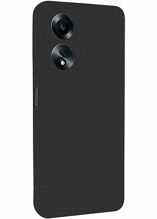 Чехол silicone cover lakshmi full camera (aaa) для oppo a58 4g черный / black