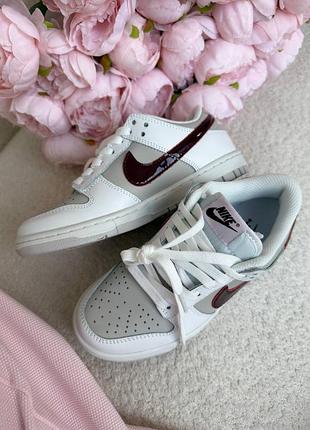 Nike dunk summit white plum chalk 5