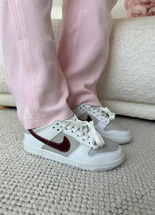 Nike dunk summit white plum chalk 6