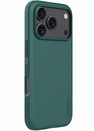Чехол nillkin matte pro для apple iphone 17 pro / 18 pro (6.3") зеленый / deep green