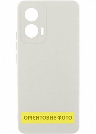 Чехол silicone cover lakshmi full camera (aaa) для motorola moto g55 5g белый / white