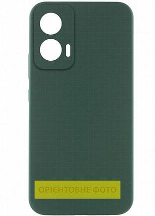 Чехол silicone cover lakshmi full camera (aaa) для motorola moto g75 5g зеленый / cyprus green