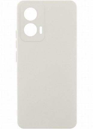Чехол silicone cover lakshmi full camera (aaa) для motorola edge 60 pro белый / white