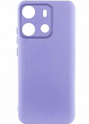 Чехол silicone cover lakshmi full camera (a) для tecno spark go 2023 сиреневый / dasheen
