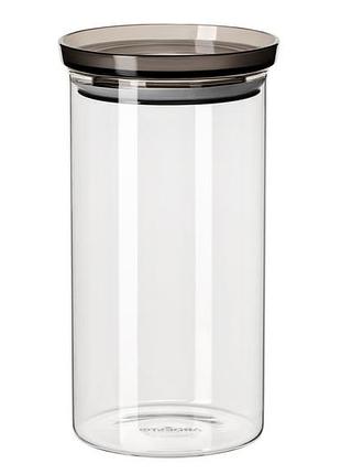 Банка для хранения ardesto fresh, 1150 мл, стекло, пластик, силикон