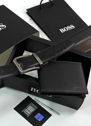 Ремінь+портмоне boss 3