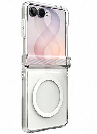 Чехол pc pure case with magnetic fit для samsung galaxy z flip8 clear