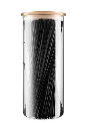 Банка для хранения ardesto fresh 1600мл, стекло, пластик, прозрачный