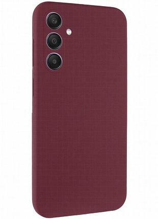 Чехол silicone cover lakshmi full camera (aaa) для samsung galaxy a56 5g бордовый / plum